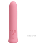 Нежно-розовый мини-вибратор Curtis (Цвет: нежно-розовый)