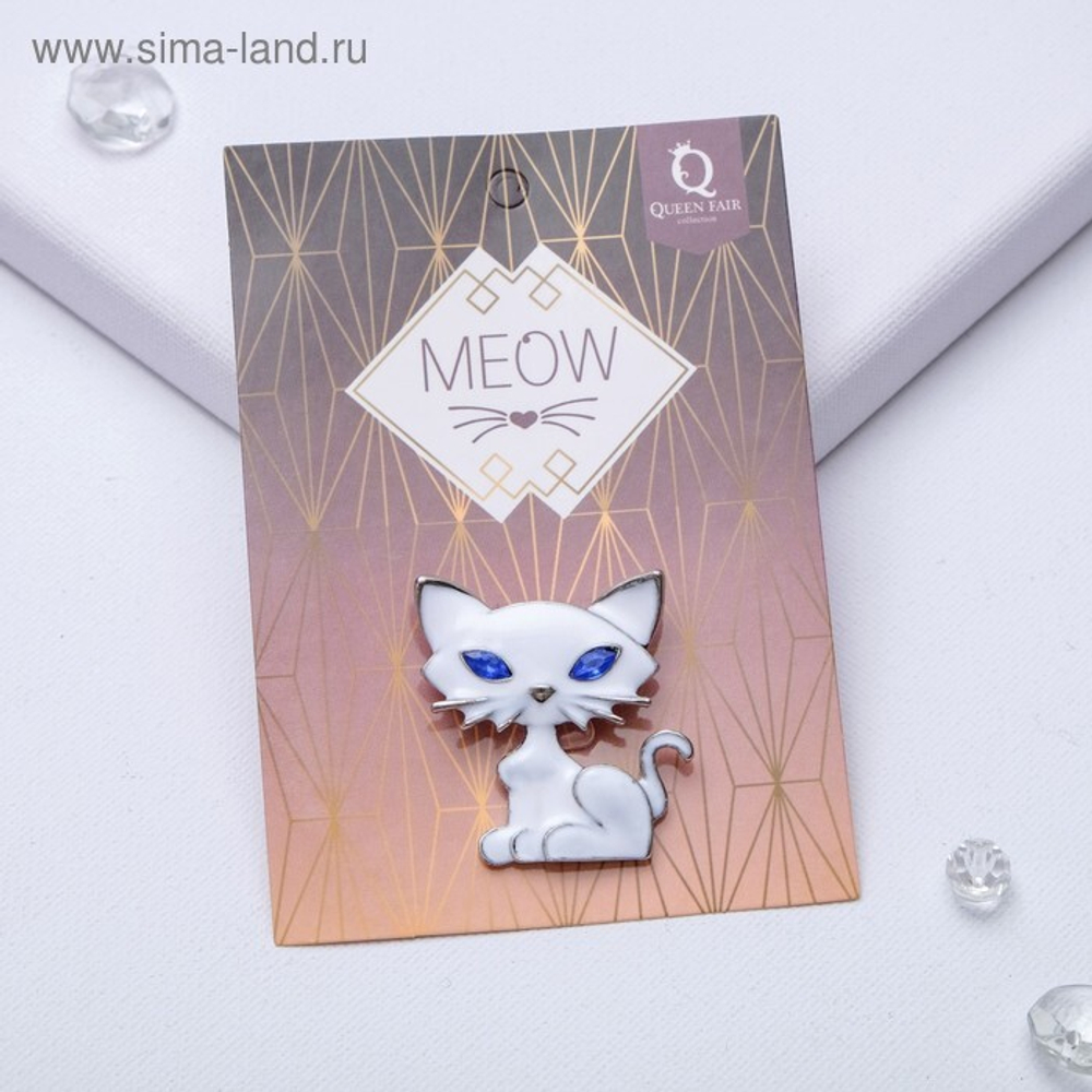 7624555 Брошь "Кошечка"