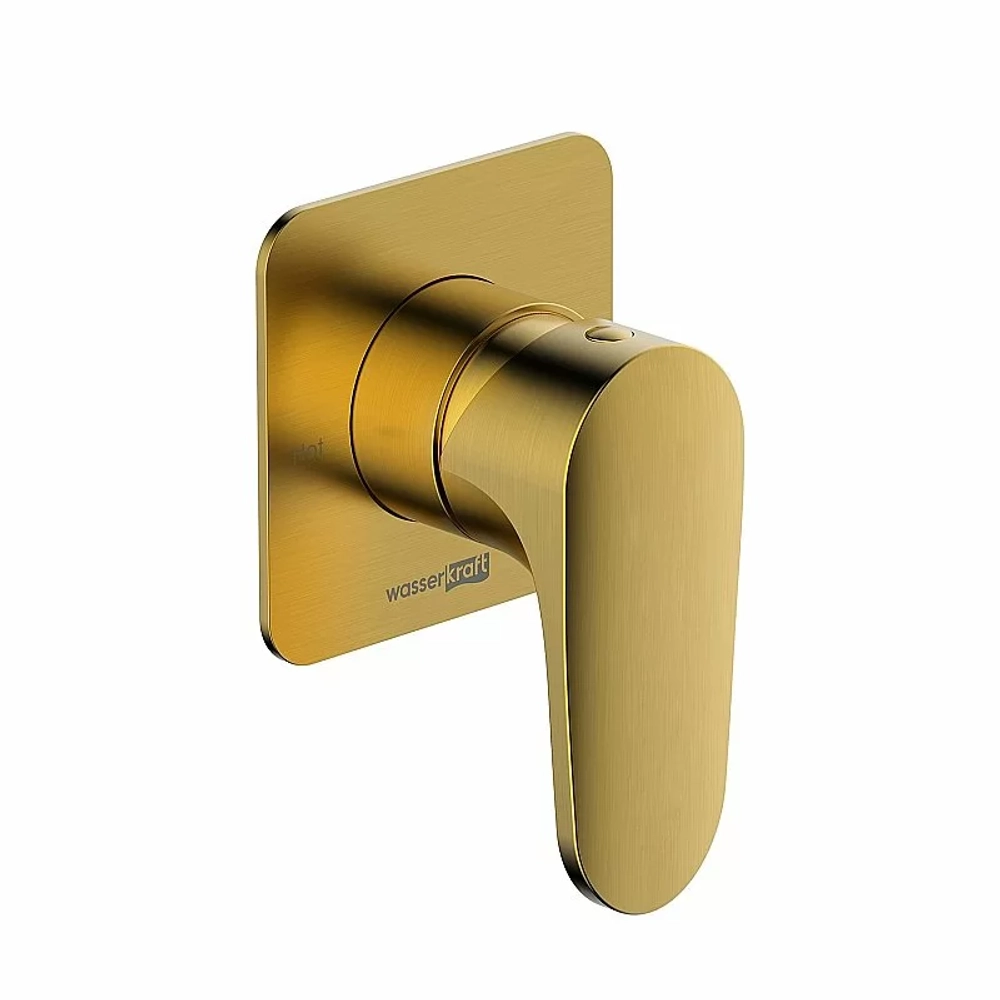 Душевая система WasserKRAFT Havel 3600 SET2843 золото матовое