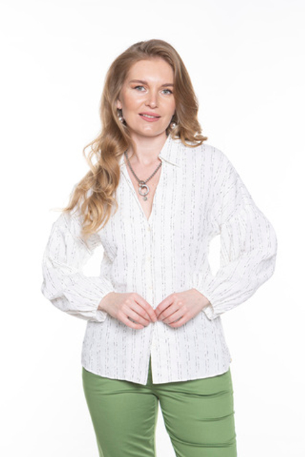 МУСЛИНОВАЯ РУБАШКА В ПОЛОСКУ