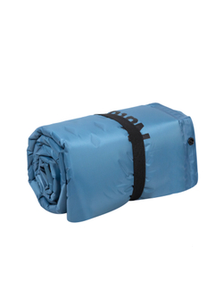 Коврик самонадувной односпальный Naturehike, с подушкой, голубой (NH15Q002-D)