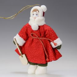 Ёлочная кукла Девочка с лопаткой