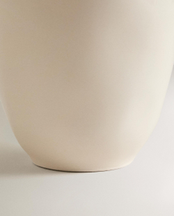 Zara Home чашка из фаянса, цвет кремовый, 14.5 см