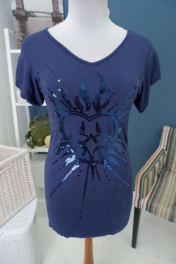 Футболка с пайетками 40/42 размер