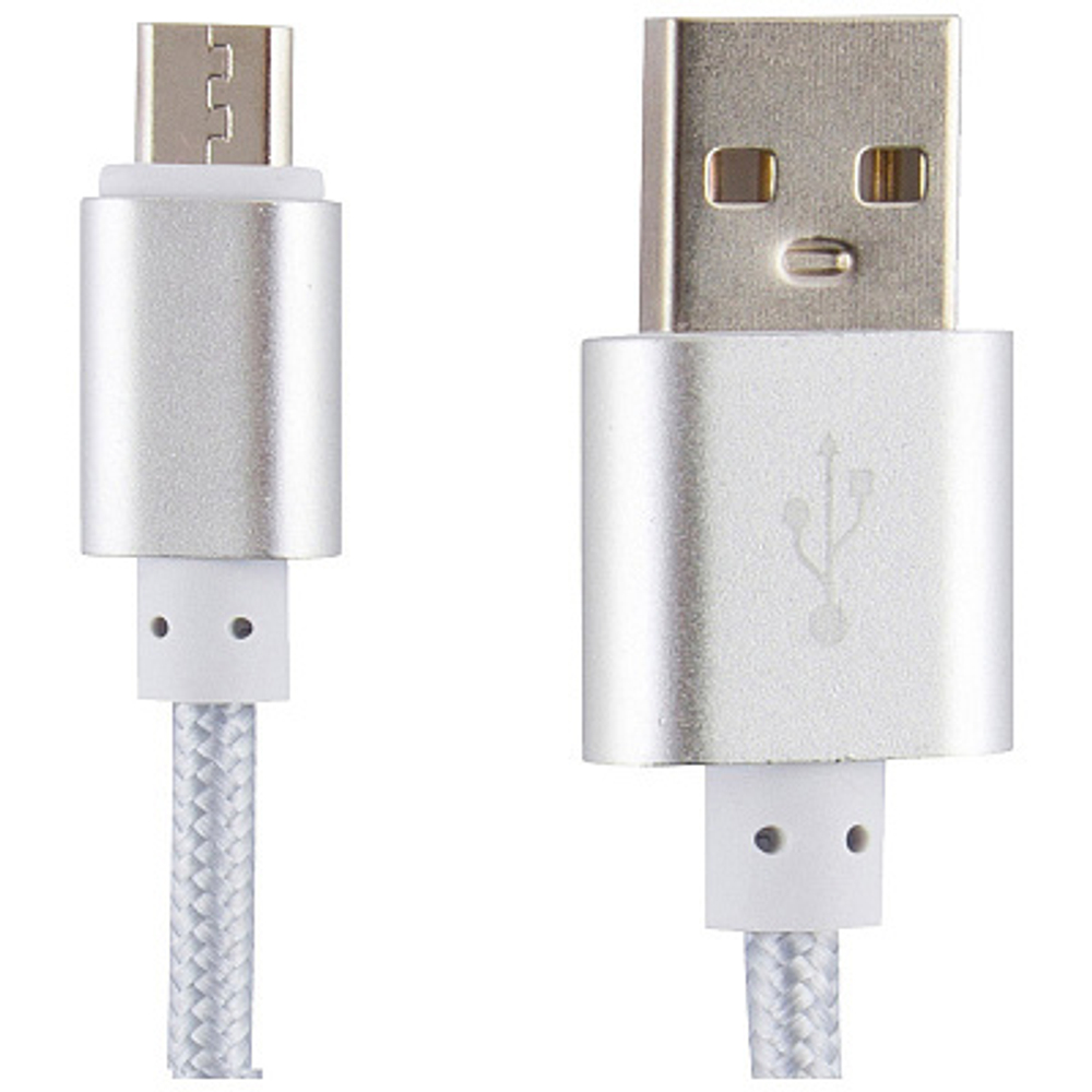 Кабель Energy ET-01 USB/MicroUSB, серебро
