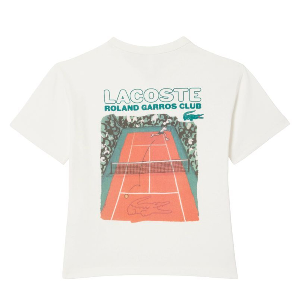 Футболка для девочки Lacoste Kids Roland Garros Edition