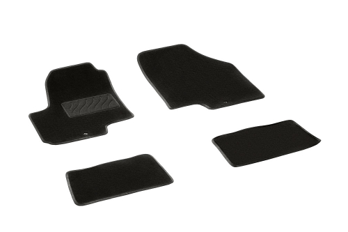 Ворсовые коврики LUX для KIA Soul 2009-2014, Seintex.83158