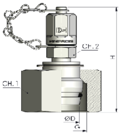 КТ 16x2 - DKO-S (Г) 22x1.5 14 o-ring (металл.)