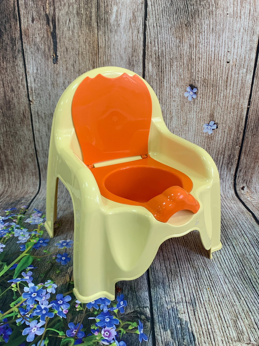 Горшок-стульчик детский (св.желтый) М1328