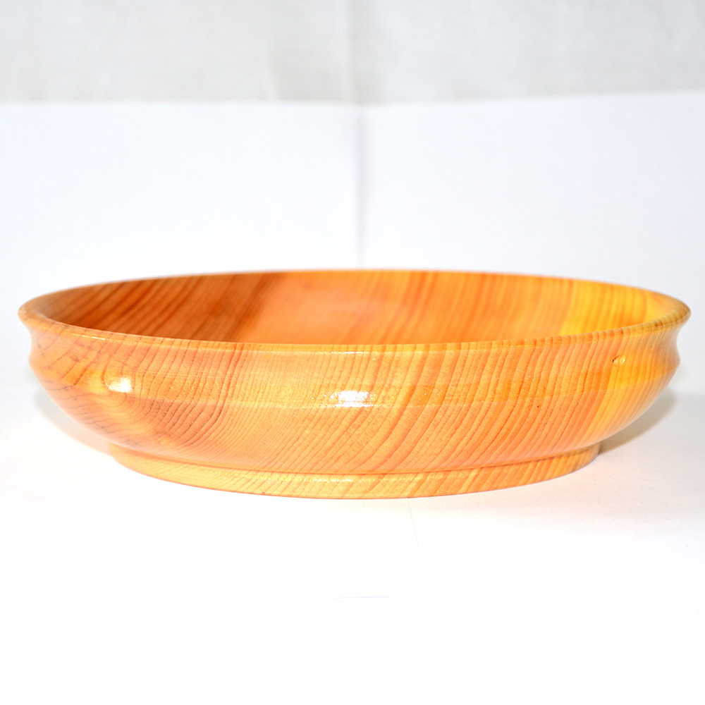 Деревянная тарелка Art of Siberia блюдо из сибирского кедра 210 мм. t17