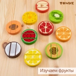 Настольная игра Башня "Фрукты" 30 деталей