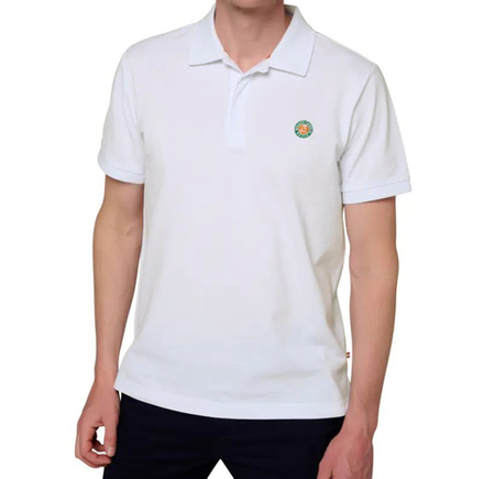 Теннисное поло Roland Garros Basic Islande - ecru