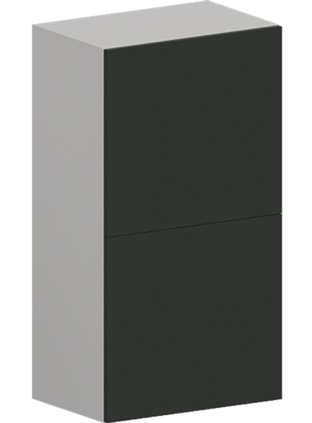 Кухня Модуль ШВГ 502Г Графит / Насыщенно-зеленый