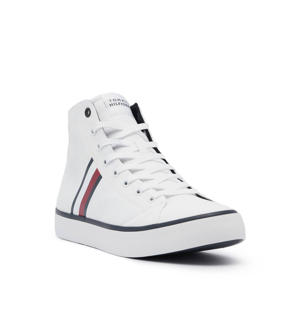 Кроссовки TH HI VULC STRIPES MESH Tommy Hilfiger - белый(FM0FM04948)