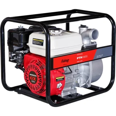 FUBAG PTH 600 мотопомпа бензиновая 3.8 л.с, 600 л/мин, диаметр 50 мм, 646270
