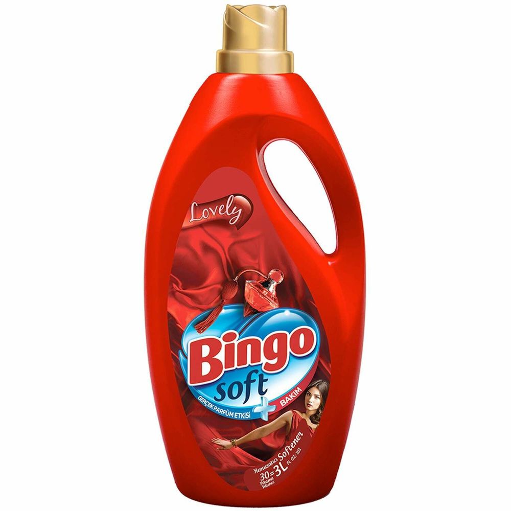 Кондиционер для белья Bingo красный, 3л