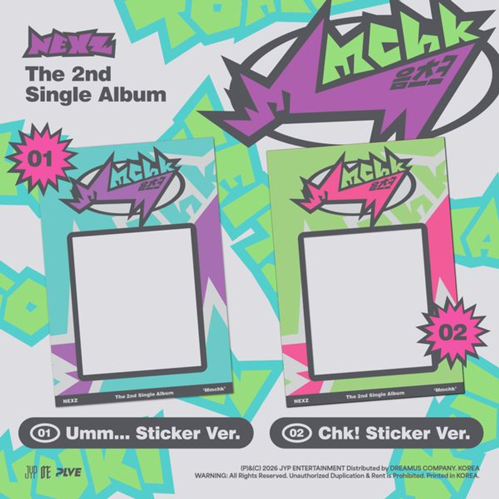Альбом NEXZ - Mmchk (Sticker Ver.)