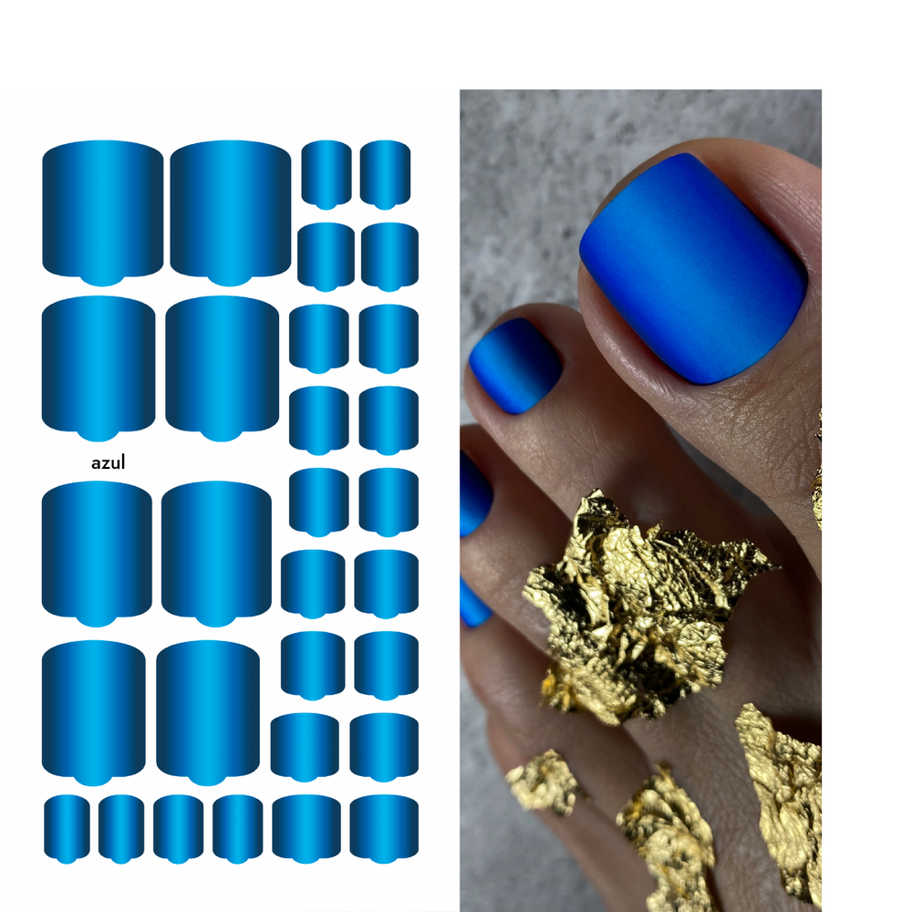 Пленки для педикюра Provocative Nails azul