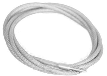 Гибкий шомпол ЧИСТОGUN для нарезных калибров, дюраль, резьба мама 8/32, длина 100 см (арт. CHS-2-100)