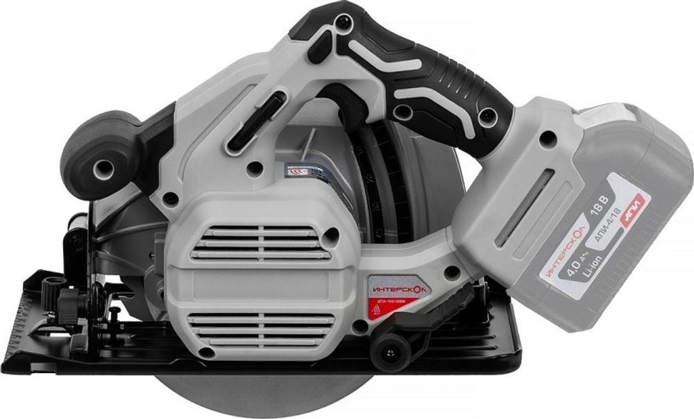 Пила циркулярная аккумуляторная ИНТЕРСКОЛ ДПА-165/18ВМ 762.4.1.70
