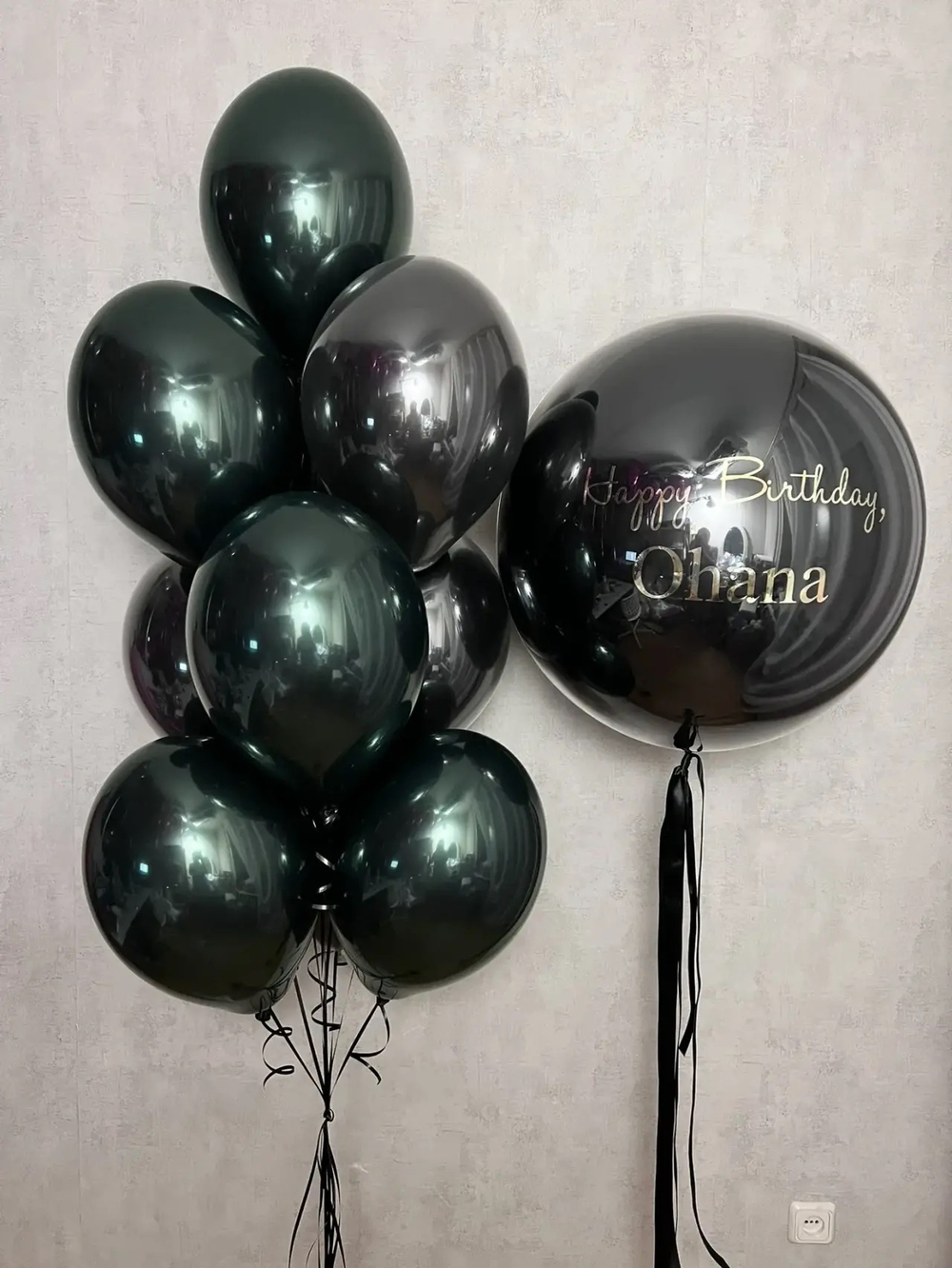 Набор стеклянных воздушных шаров