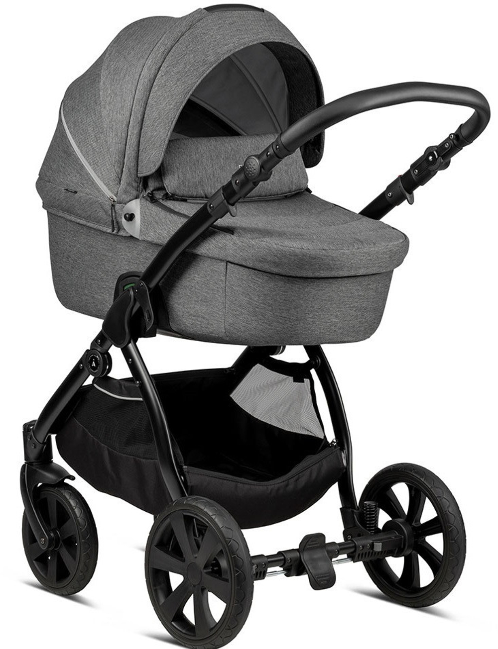 Детская коляска Noordi Fjordi 3 в 1 с автокреслом Terra Edusky Black 1132813/1302813 Dark Grey