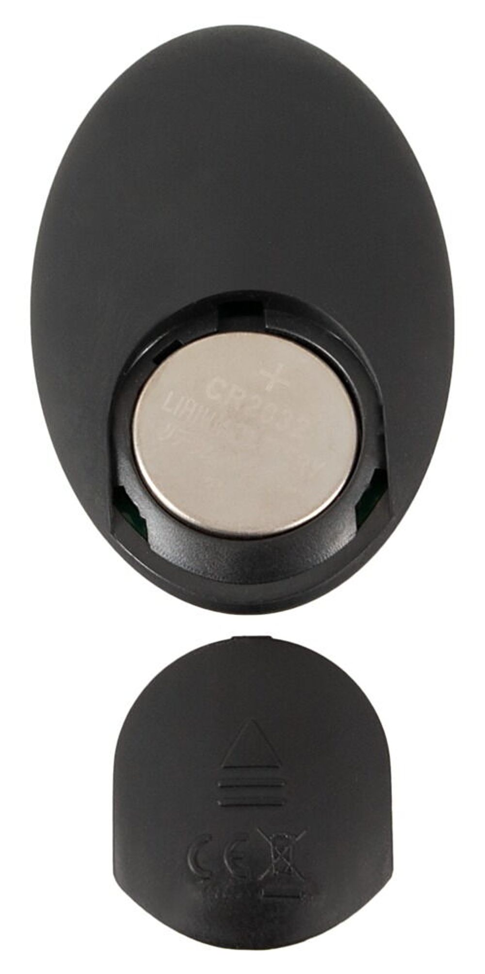 Черный вибростимулятор простаты RC Prostate Massager - 13,1 см. (Цвет: черный)