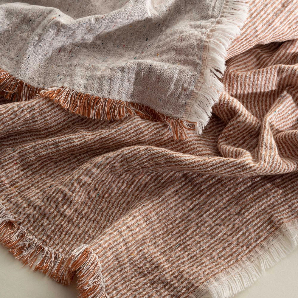 Детское покрывало из муслина Melinda 120х170 | коричневый