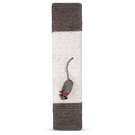 Когтеточка Gamma "Доска №101" с мышкой из сизаля 450х110х15