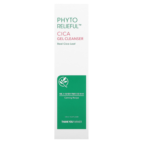 Thank You Farmer, Phyto Relief, очищающий гель с центелла, 120 мл (4,22 жидк. унции)