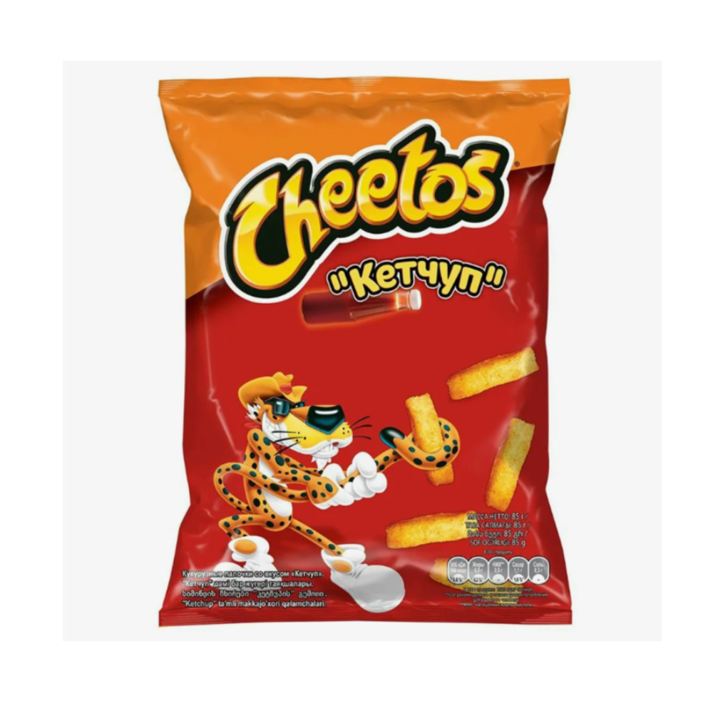 Кукурузные палочки CHEETOS Кетчуп 85 гр