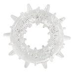 Набор из трех толстых эрекционных колец с шипами (Цвет: прозрачный)