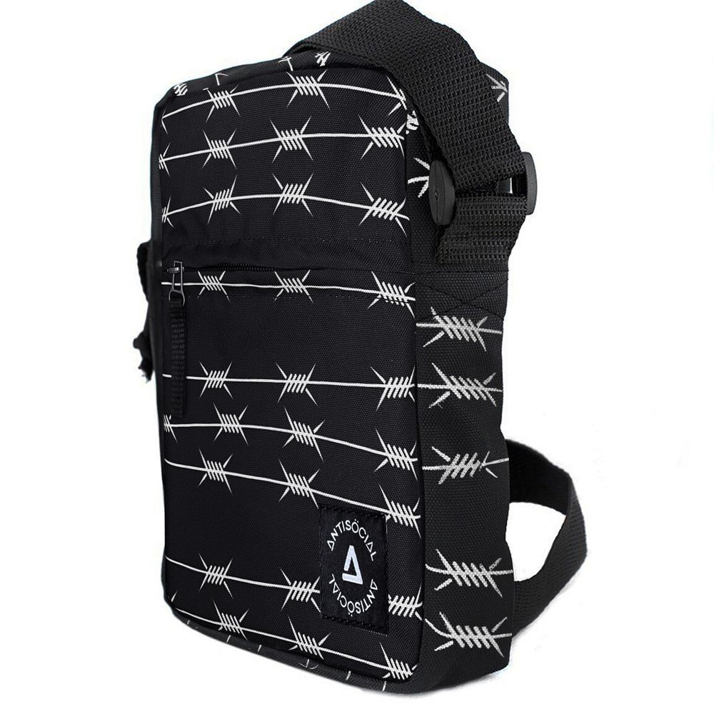 Купить Сумка Antisocial Messenger Колючка Черная Сумка Antisocial Messenger Колючка Черная