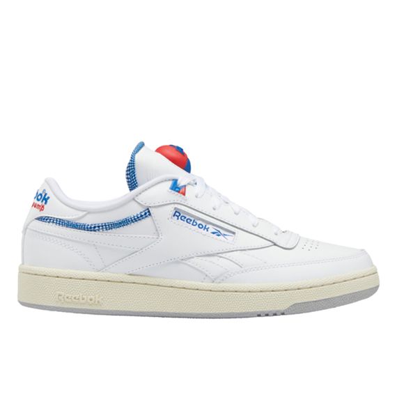 Кроссовки reebok Club C Series для скейтборда Низкие Белые и синие Юнисекс