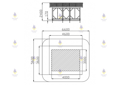 Навес тип 6.10