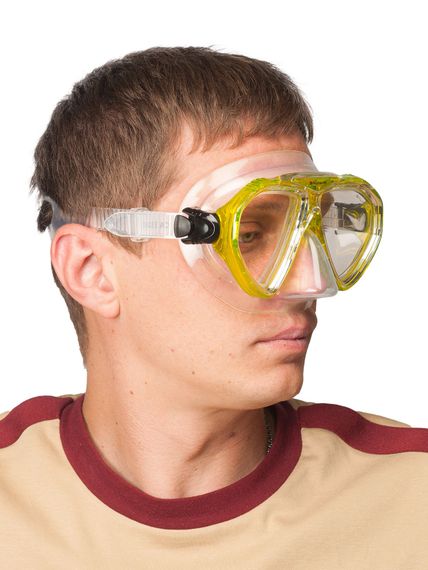 Маска Salvimar Francy Pro желтая