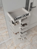 Обувница напольная высокая деревянная в прихожую