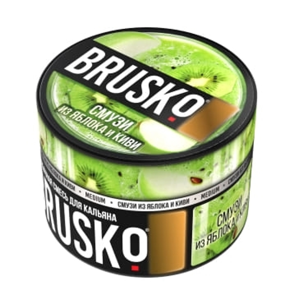 BRUSKO 50гр. Смузи из яблока и киви, Medium (М)
