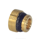 Переходник латунь 1/2"x3/4" под евроконус НР R483 Giacomini R483Y023