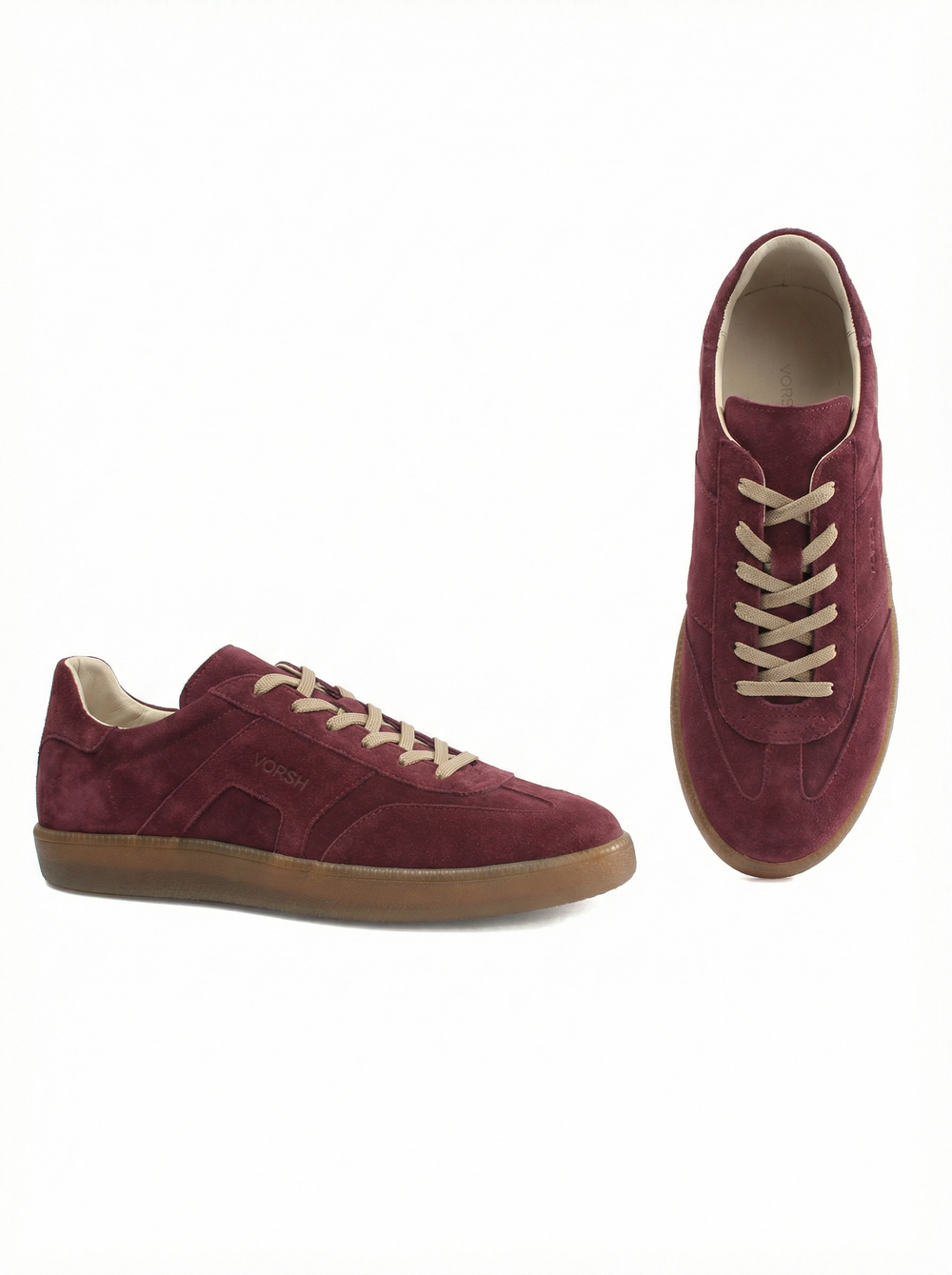 Женские бордовые кеды