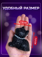 Антистресс игрушка Таба сквиш лапка котик с флоком сквиши