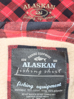 Рубашка мужская в клетку теплая с длинным рукавом  XXL