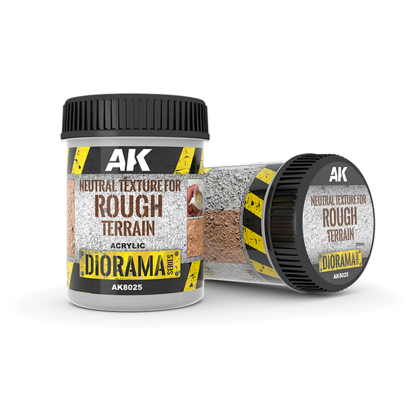 Паста для моделирования AK Interactive Terrains Neutral Texture for Rough Terrain 250ml