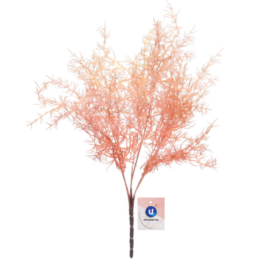 Искусственные цветы «Волшебная трава» 38см цвет розовый