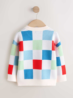 Джемпер для малышей Next H40-248, Белый, Красный, Синий