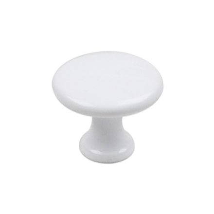 Ручка-кнопка 801 d-30мм белый DV