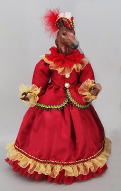 GAEM Игрушка набивная "Лошадь", L17 W9 H45 см