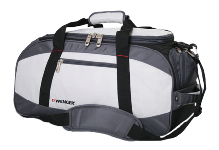 Сумка спортивная Wenger Mini Soft Duffle, серая, 52х25х30 см