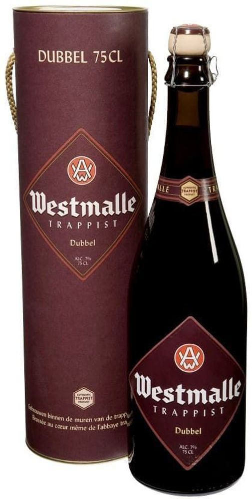 Пиво в Подарочной Упаковке Вестмалле Траппист Дюбель / Westmalle Trappist Dubbel - 0.75л