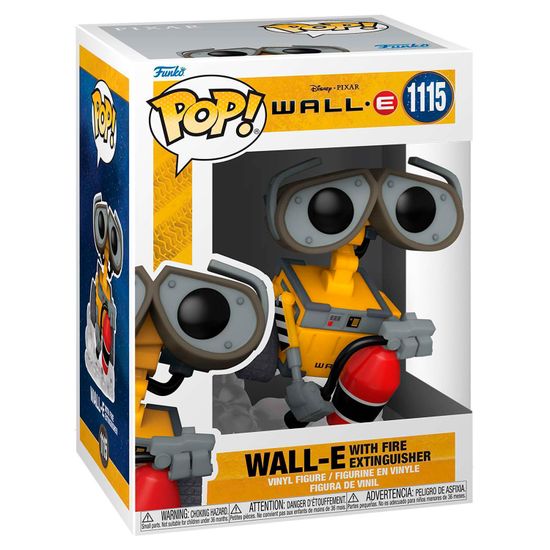 Фигурка Funko POP! Disney Wall-E Wall-E with Fire Extinguisher (1115) 58558 / Фигурка Фанко ПОП! по мотивам мультфильма "ВАЛЛ-И", ВАЛЛ-И